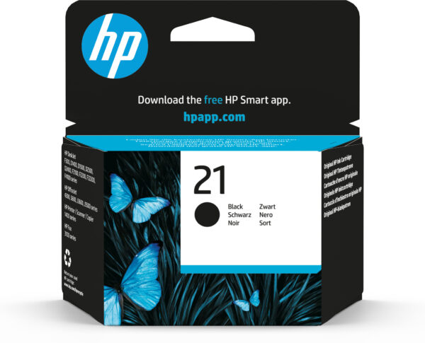 HP 21 originele zwarte inktcartridge