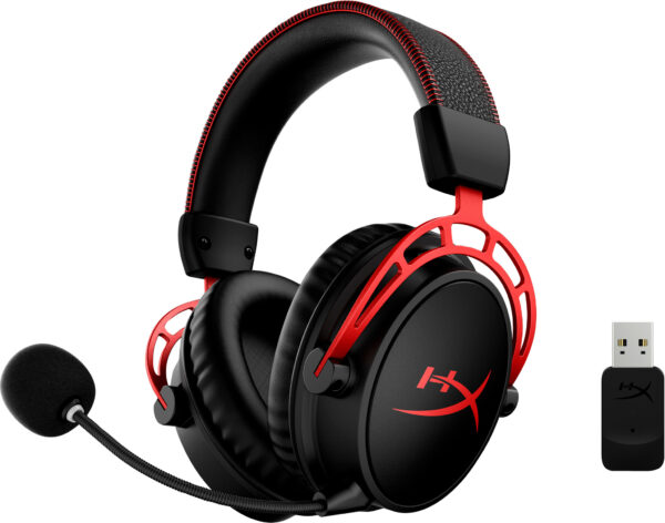 HyperX Cloud Alpha - Wireless Gaming Headset (zwart-rood) - Afbeelding 2