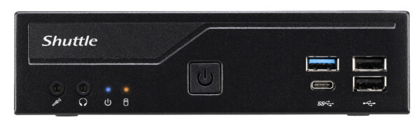 Shuttle Slim PC DH610 , S1700, 1x HDMI, 2x DP , 1x 2.5" , 2x M.2, 2x LAN (Intel 1G + 2.5G), 2x COM, 24/7 permanent gebruik, incl - Afbeelding 4