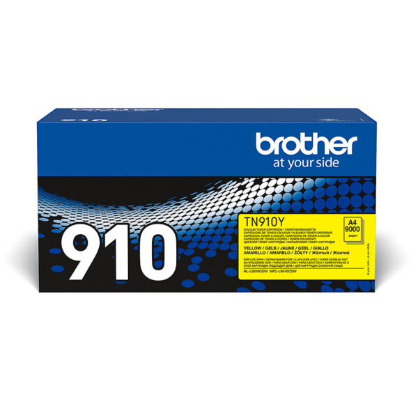 Brother TN-910Y tonercartridge 1 stuk(s) Origineel Geel