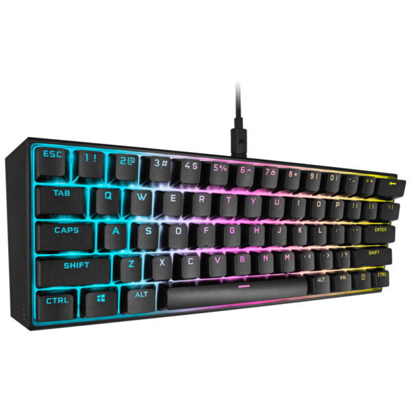 Corsair K65 RGB Mini toetsenbord Gamen USB Belgisch Zwart - Afbeelding 3