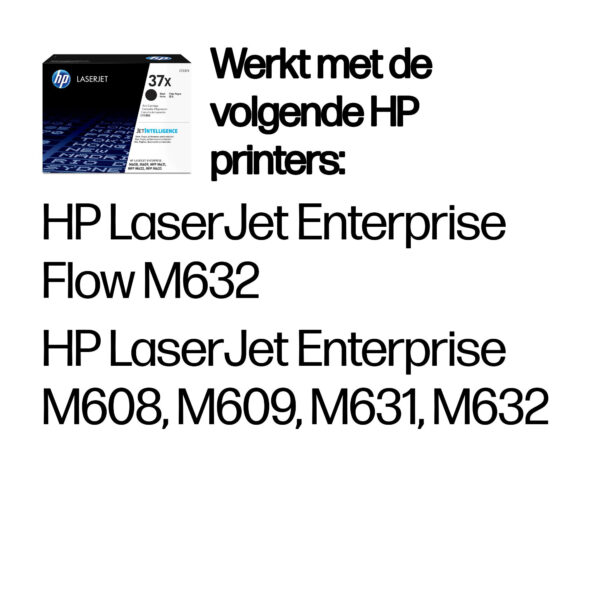 HP Originele 37X high-capacity zwarte LaserJet tonercartridge - Afbeelding 10