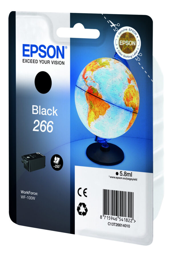 Epson Globe Singlepack Black 266 ink cartridge - Afbeelding 2