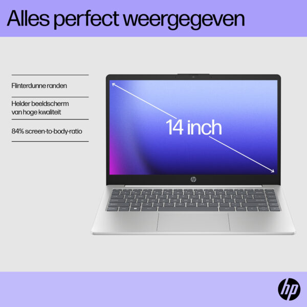 HP 14-ep0035nd Intel® Core™ i5 i5-1235U Laptop 35,6 cm (14") Full HD 8 GB DDR4-SDRAM 512 GB SSD Wi-Fi 6E (802.11ax) Windows 11 H - Afbeelding 15