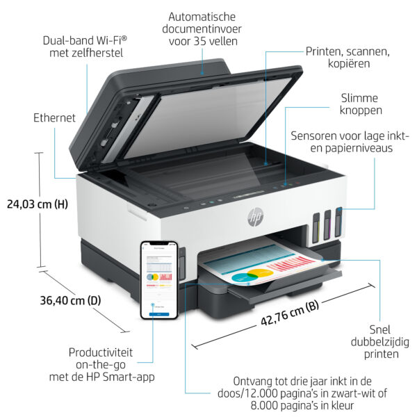 HP Smart Tank 7305 All-in-One - Afbeelding 4