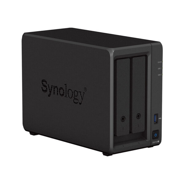 Synology DiskStation DS723+ data-opslag-server NAS Tower Ryzen Embedded R1600 2 GB DDR4 DiskStation Manager Zwart - Afbeelding 7