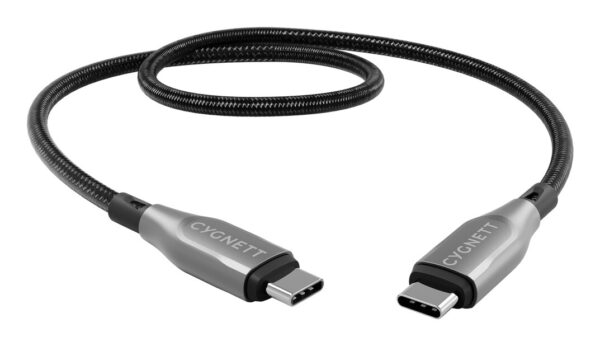 Cygnett CY4676PCTYC USB-kabel USB 2.0 2 m USB C Zwart, Zilver - Afbeelding 3