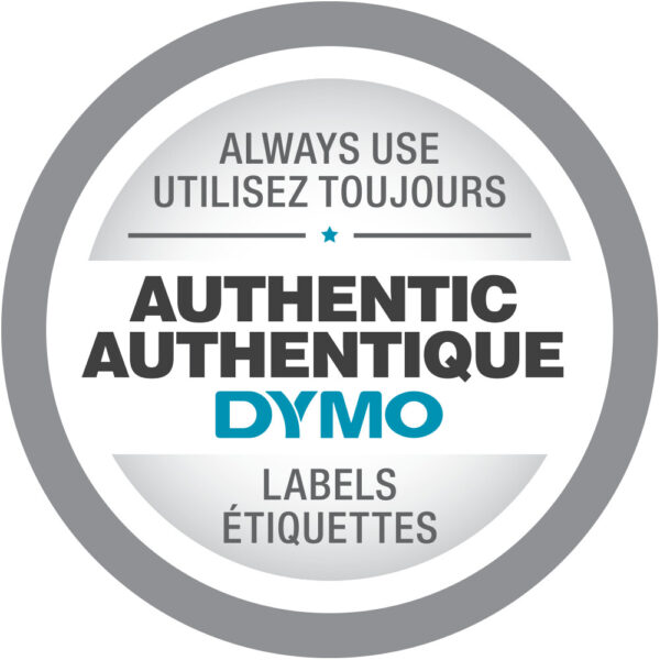 DYMO D1 -Standard Labels - Black on Transparent - 12mm x 7m - Afbeelding 2