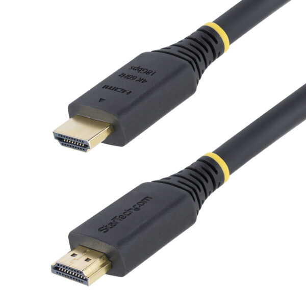 StarTech.com 5m Premium Gecertificeerde High Speed HDMI Kabel, 4K 60Hz/1440p 144Hz, HDR10/HDCP 2.2/ARC, 18Gbps, UHD HDMI 2.0 Kab - Afbeelding 2