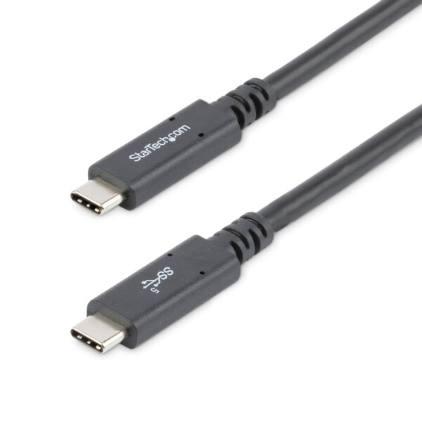 StarTech.com 1,8 m USB C naar USB C Kabel - 5A, 100W PD 3.0 - Works With Chromebook Gecertificeerd - USB-IF Gecertificeerd - M/M