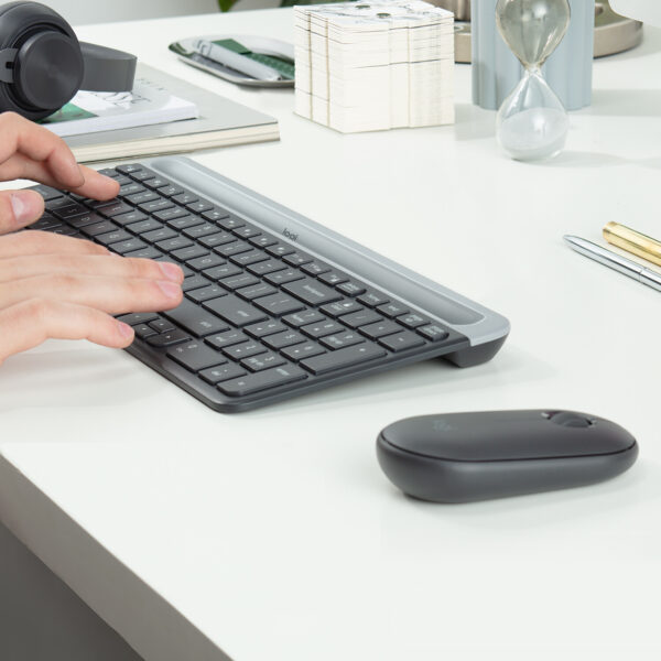 Logitech MK470 toetsenbord Inclusief muis Universeel RF Draadloos QWERTY US International Grafiet - Afbeelding 2