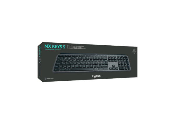 Logitech MX Keys S toetsenbord Universeel RF-draadloos + Bluetooth QWERTY US International Grafiet - Afbeelding 35