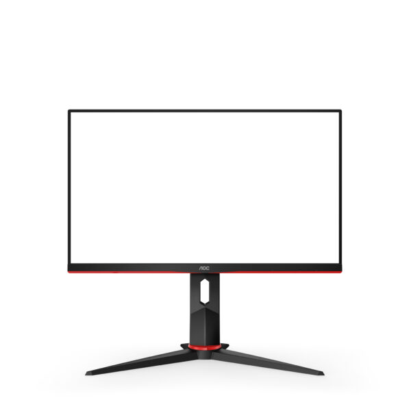 AOC G2 Q24G2A/BK LED display 60,5 cm (23.8") 2560 x 1440 Pixels Quad HD LCD Zwart, Rood - Afbeelding 2