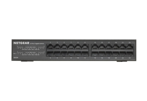 NETGEAR GS324 Unmanaged Gigabit Ethernet (10/100/1000) Zwart - Afbeelding 2