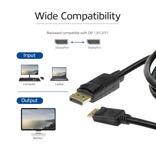 ACT DisplayPort 1.4 kabel 8K, 2m - Afbeelding 3