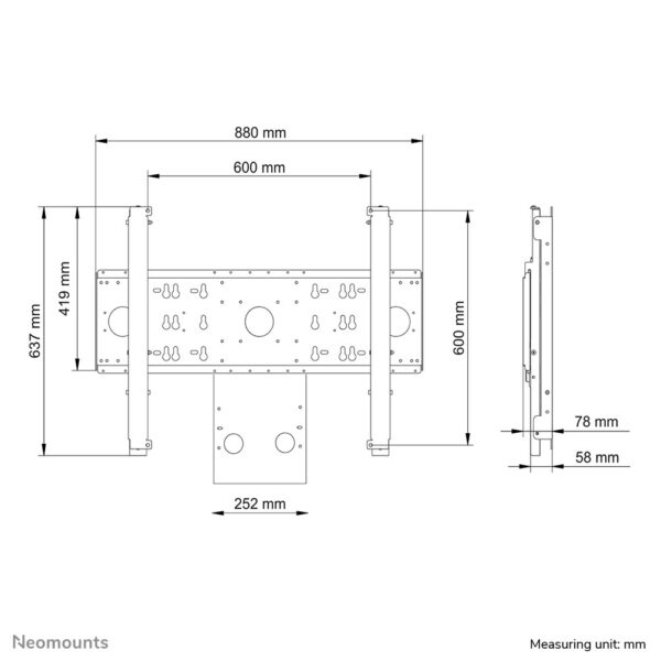 Neomounts adapter voor MS Hub 85" - Afbeelding 7