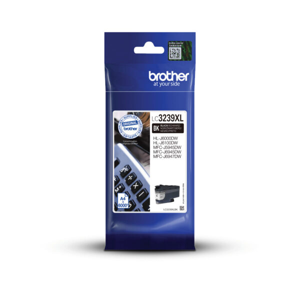 Brother LC-3239XLBK inktcartridge 1 stuk(s) Origineel Hoog (XL) rendement Zwart