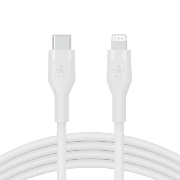 Belkin Cbl Silicone USB-C LTG 3M blc Wit - Afbeelding 3