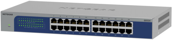 NETGEAR GS524-300EUS netwerk-switch Unmanaged Gigabit Ethernet (10/100/1000) Grijs