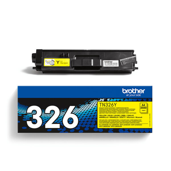 Brother TN-326Y tonercartridge 1 stuk(s) Origineel Geel - Afbeelding 4