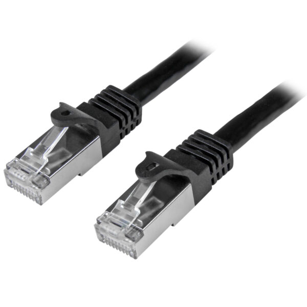 StarTech.com N6SPAT2MBK netwerkkabel Zwart 2 m Cat6 SF/UTP (S-FTP)