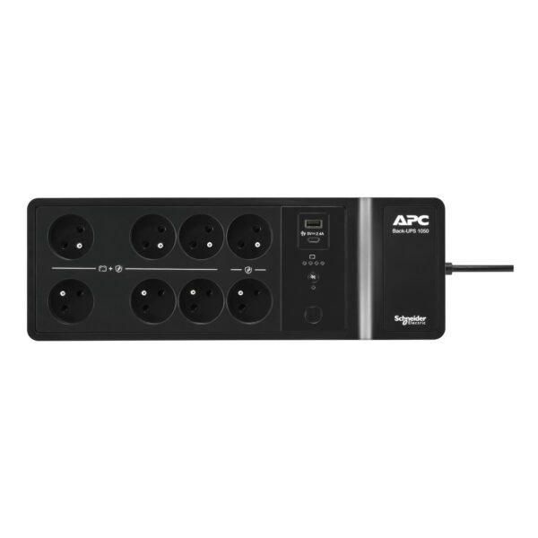 APC Back-UPS BE1050G2-FR - Noodstroomvoeding 8x Penaarde(België), 1050VA, 2 USB opladers, 1 USB datapoort - Afbeelding 4