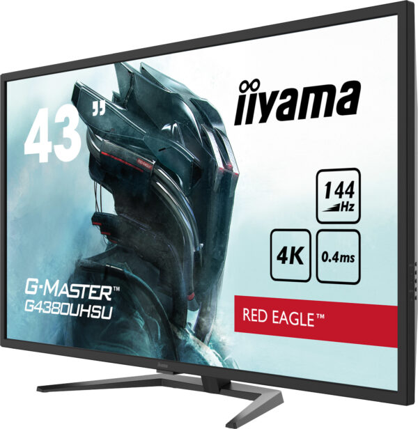 iiyama G-MASTER G4380UHSU-B1 computer monitor 108 cm (42.5") 3840 x 2160 Pixels 4K Ultra HD LED Zwart - Afbeelding 2