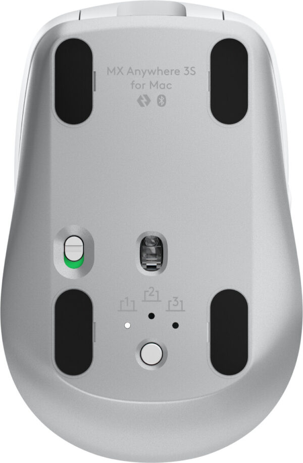 Logitech MX Anywhere 3S for Mac muis Kantoor Rechtshandig RF-draadloos + Bluetooth Laser 8000 DPI - Afbeelding 7