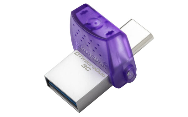 Kingston Technology DataTraveler 128GB microDuo 3C 200 MB/s dubbele USB-A + USB-C - Afbeelding 2