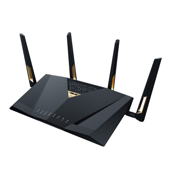 ASUS RT-BE88U draadloze router 10 Gigabit Ethernet Dual-band (2.4 GHz / 5 GHz) Zwart, Grijs - Afbeelding 2