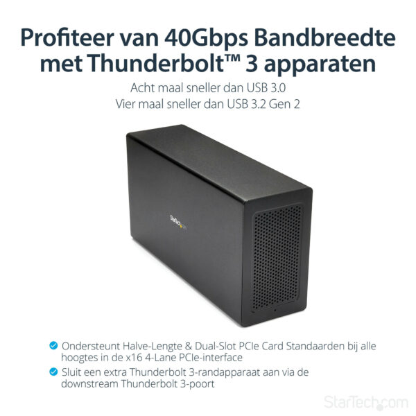 StarTech.com Thunderbolt 3 PCIe uitbreiding chassis met DisplayPort - PCIe x16 - Afbeelding 8