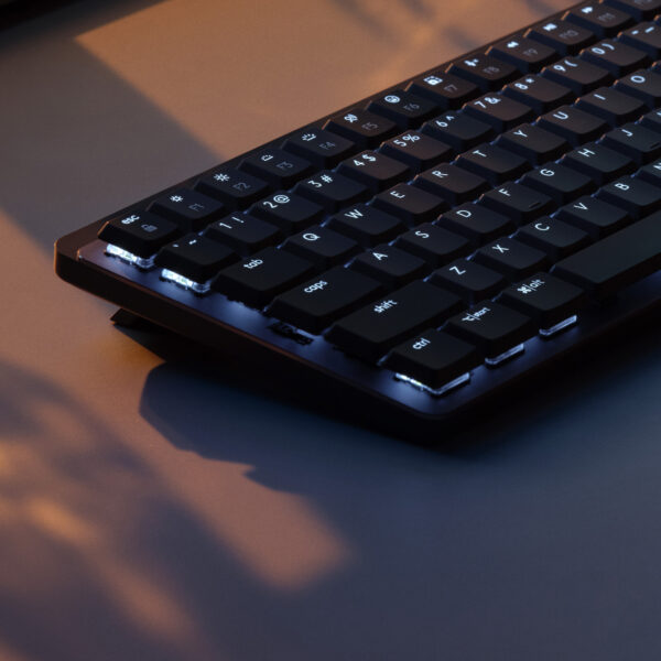 Logitech MX Mini Mechanical toetsenbord Kantoor RF-draadloos + Bluetooth QWERTZ Zwitsers Grafiet, Grijs - Afbeelding 4