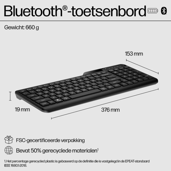 HP 460 Bluetooth-toetsenbord voor meerdere apparaten - Afbeelding 6