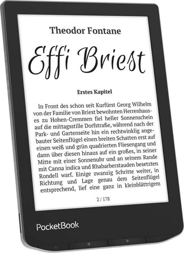 PocketBook Verse e-book reader 8 GB Wifi Zwart, Zilver - Afbeelding 3