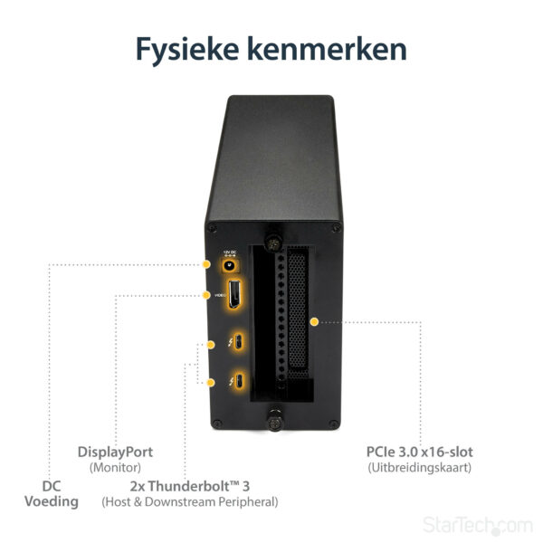 StarTech.com Thunderbolt 3 PCIe uitbreiding chassis met DisplayPort - PCIe x16 - Afbeelding 10