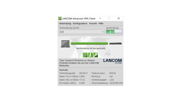 LANCOM Advanced VPN Client (WIN, Bulk 10) Beveiligingsbeheer Volledig Engels, Duits 10 licentie(s)