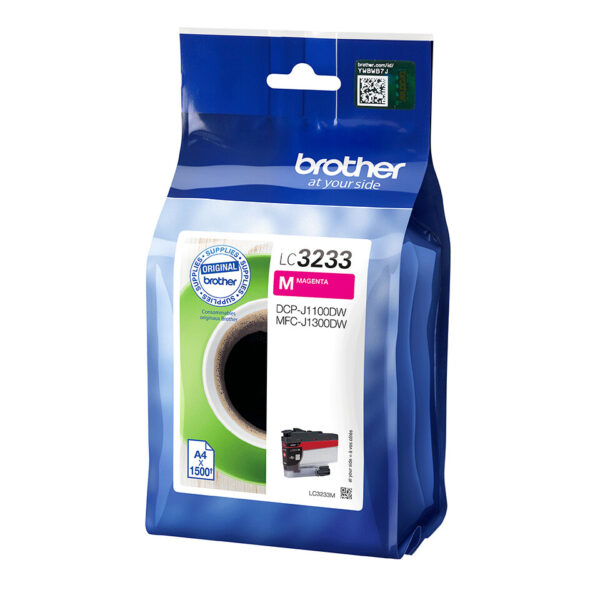 Brother LC-3233M inktcartridge 1 stuk(s) Origineel Normaal rendement Magenta - Afbeelding 2