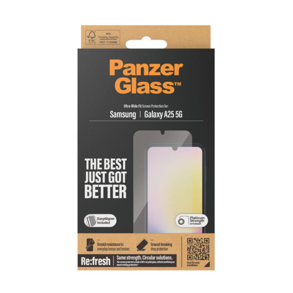 PanzerGlass Samsung Galaxy new A24 5G UWF Doorzichtige schermbeschermer 1 stuk(s) - Afbeelding 3