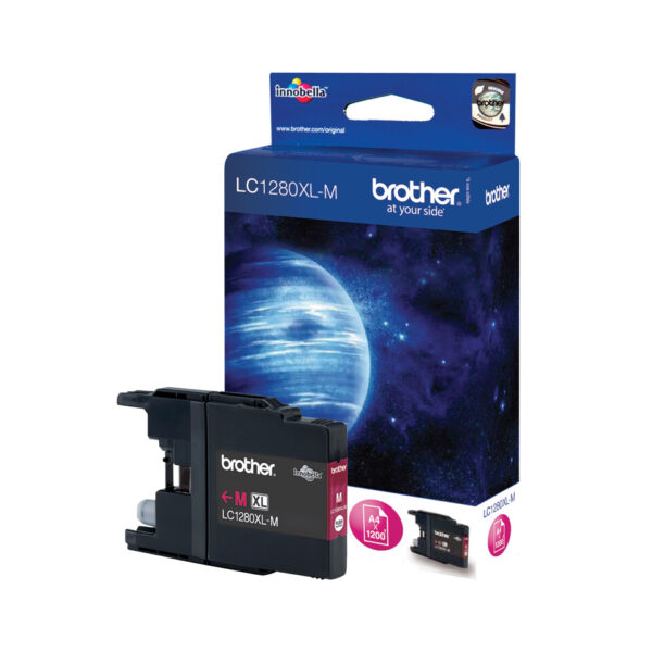 Brother LC1280XLM inktcartridge 1 stuk(s) Origineel Hoog (XL) rendement Magenta