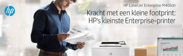 HP LaserJet Enterprise M406dn, Zwart-wit, Printer voor Bedrijf, Print, Compact formaat; Optimale beveiliging; Dubbelzijdig print - Afbeelding 17