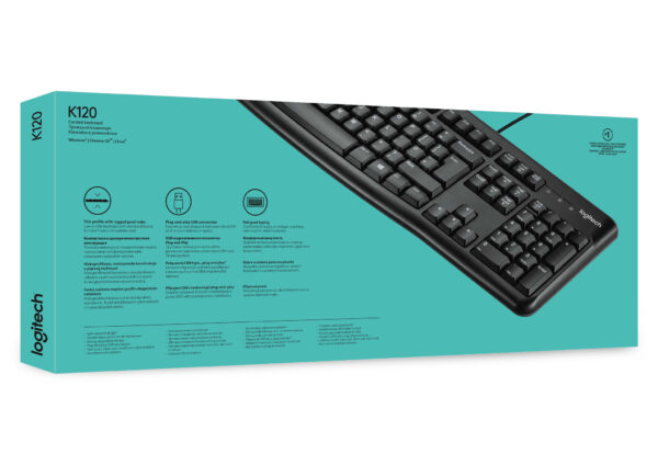 Logitech Keyboard K120 Comfortabel en stil typen - Afbeelding 18