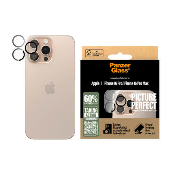 PanzerGlass PG PP Lens Protect iPhone 16 6.1/6.7Inch - Afbeelding 2