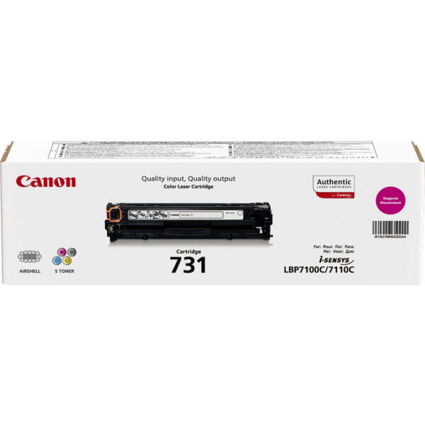 Canon 731 tonercartridge 1 stuk(s) Origineel Magenta - Afbeelding 2