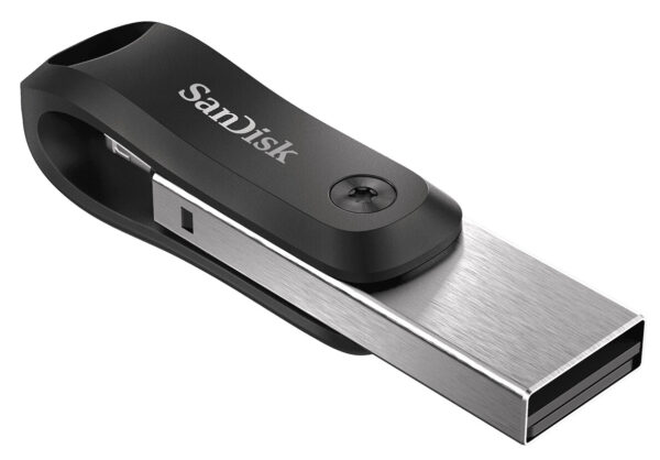 SanDisk iXpand USB flash drive 64 GB USB Type-A / Lightning 3.2 Gen 2 (3.1 Gen 2) Zwart, Zilver - Afbeelding 2