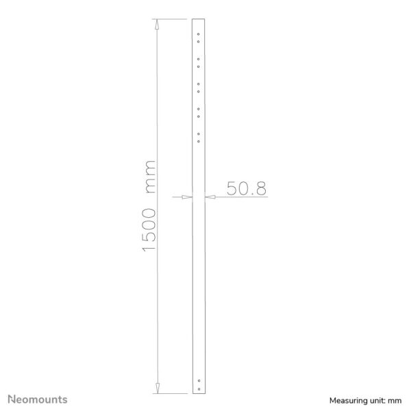 Neomounts verlengbuis plafondsteun - Afbeelding 3