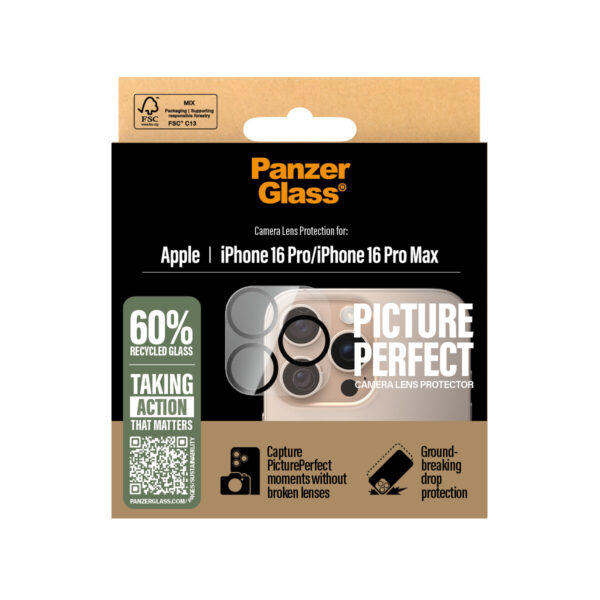 PanzerGlass PG PP Lens Protect iPhone 16 6.1/6.7Inch - Afbeelding 3