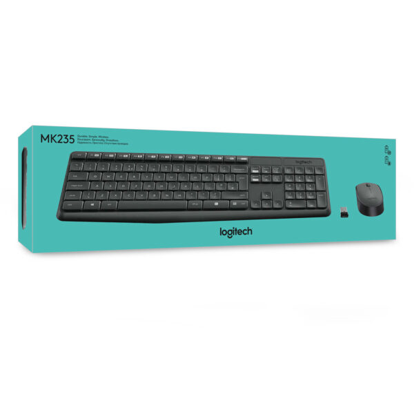 Logitech MK235 Wireless Keyboard and Mouse Combo Normaal formaat. Duurzaam. Eenvoudig. - Afbeelding 34