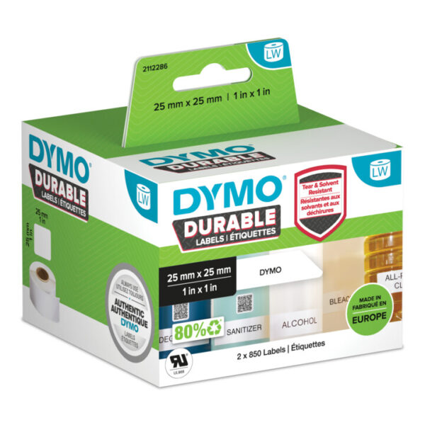 DYMO Durable Wit Zelfklevend printerlabel