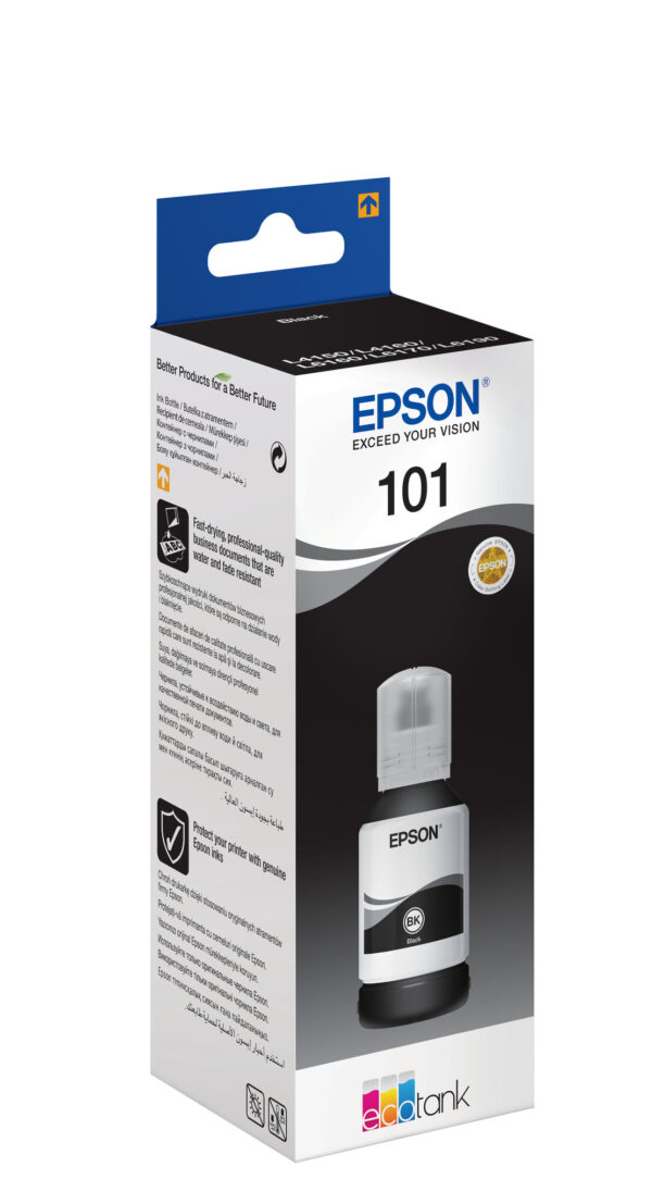 Epson 101 EcoTank Black inktcartridge 1 stuk(s) Origineel Zwart - Afbeelding 2