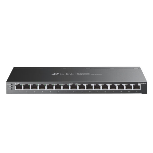 TP-Link JetStream TL-SG2016P netwerk-switch L2/L3/L4 Gigabit Ethernet (10/100/1000) Power over Ethernet (PoE) Zwart